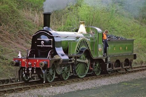 Great Northern Railway 4-4-2 G3 Stirling Single Class built by Doncaster Works in 1870 Steam Trains Photography, Steam Trains Uk, Old Steam Train, Steam Engine Trains, Not Amused, We Were There, Steam Railway, Train Truck, Backyard Water Feature