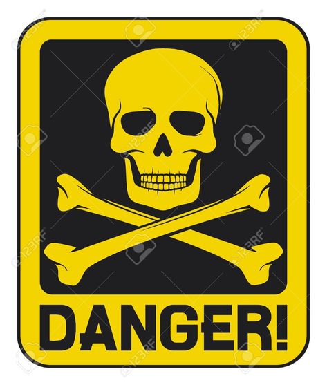 Skull Danger Sign (deadly Danger Sign) Royalty Free Cliparts, Vectors, And Stock Illustration. Image 16081595. Skull Symbol, Danger Signs, Music Files, Logo Sign, A Skull, Banner Printing, Facebook Image, Skull And Crossbones, Car Sticker