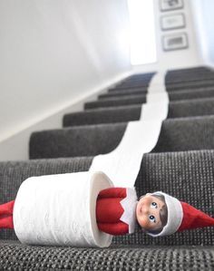 Elf On The Shelves, Elf Ideas Easy, Jul Diy, Bad Elf, Shelf Elf, Awesome Elf On The Shelf Ideas, Elf Magic, Elf Props, Elf Activities