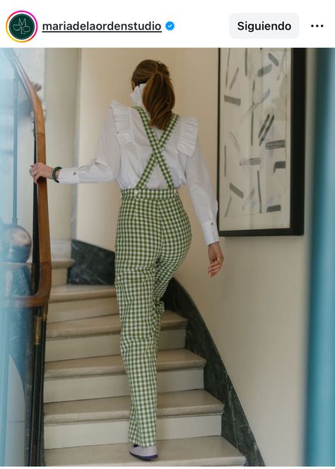 Gingham Jumpsuit, Gingham Outfit, Coord Sets, Gingham Pants, Ootd Summer, Summer Look, Diy Fashion, This Summer, Gingham