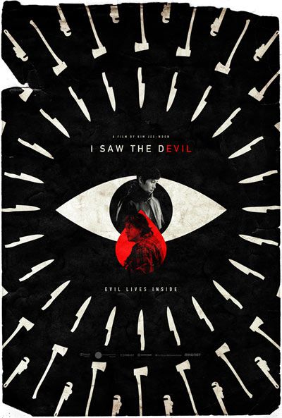 I Saw The Devil, Film Poster Design, Horror Posters, Movie Posters Design, Theatre Poster, Cover Art Design, Movie Posters Minimalist, Alternative Movie Posters, Movie Poster Art