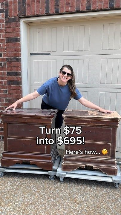 Turn thrifted furniture into CASH PROFIT!💰 Furniture Flipping! Side Hustle! #furnitureflip #diy Flipping Furniture For Profit, Thrifted Furniture Makeover Ideas, Furniture Makeover Videos, Thrift Furniture Makeover, Thrift Flip Furniture, Flipped Furniture, Furniture Flipping Business, Thrifted Furniture, Flipping Business