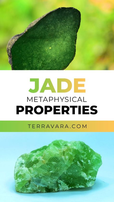 Jade metaphysical properties. Jade Properties, Cultural Artifact, Asian Jewelry, Stone Feature, Wiccan Spells, Mind Body Soul, Jade Green, Jade, Healing