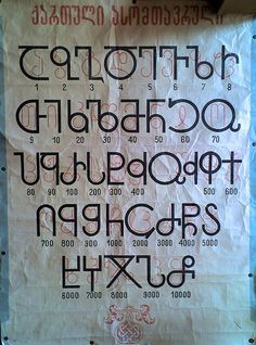 Old Georgian Alphabet, Georgian Language, Georgian Alphabet, Alfabeto Viking, Fictional Languages, Writing Scripts, Ancient Alphabets, Ancient Scripts, Alphabet Code