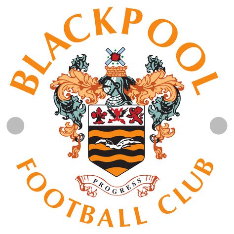 Blackpool F.C., League One, Blackpool, Lancashire, England English Football Teams, Blackpool Fc, Football Club Logo, Leicester City Football Club, Rotherham United, Logo Club, Preston North End, Bradford City, British Football