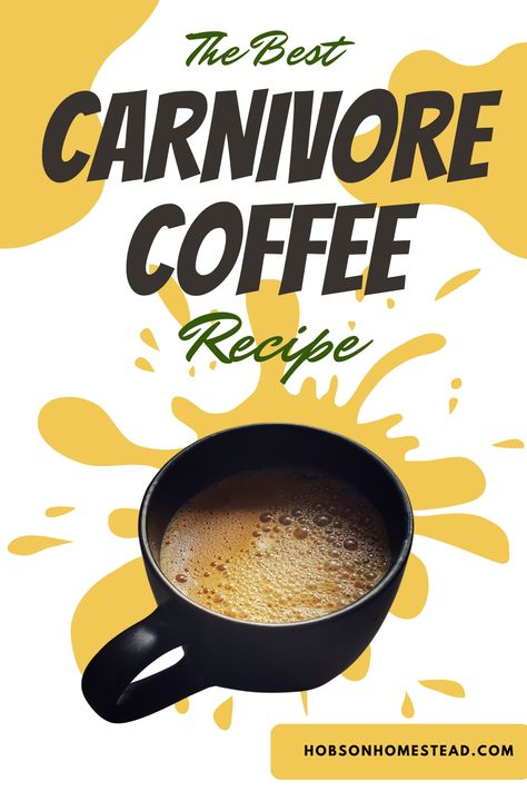 Carnivore Diet Recipes Instant Pot, Carnivore Iced Coffee, Ground Bacon Recipes, Carnivore Drink Recipes, Canivour Diet Recipes, Carnivore Diet Chili Recipe, Drinks On Carnivore Diet, Carnivore Diet Condiments, Carnivore Menu Plan