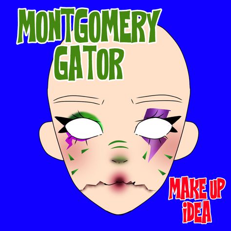 Montgomery Gator Cosplay, Monty Cosplay Fnaf, Monty Gator Cosplay, Fnaf Makeup, Fnaf Outfits, Makeup Drawings, Fnaf Cosplays, Montgomery Gator, Fnaf Costume