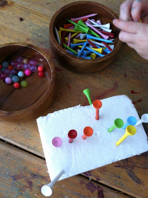 Meri Cherry, Toddler Classroom, Preschool Fine Motor, Busy Boxes, Invitation To Play, Reggio Inspired, Vocabulary Building, Montessori Toddler, Color Sorting