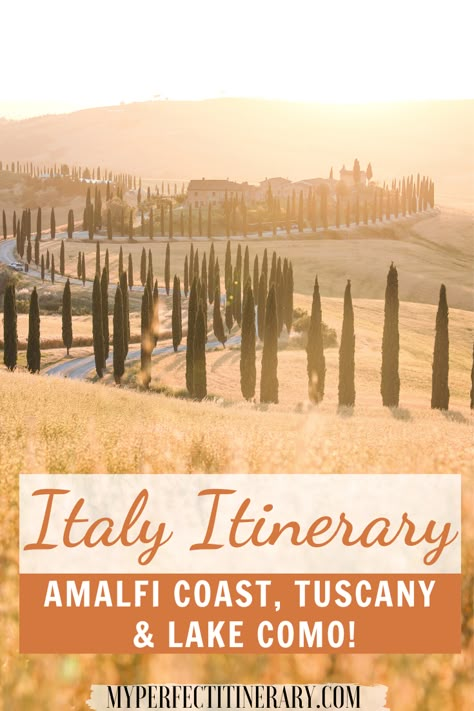 Looking to plan an epic italy itinerary?! This itinerary covers 2 weeks in Italy in beautiful areas like Rome, Amalfi Coast, Island of Capri, Tuscany, and Lake Como! I share all the detials about best train times, best tours, where to stay, best time to go, must-pack items, and so much more! Are you ready to plan your summer italian holiday? #summerinitaly #italytravel #visititaly #tuscany #positano #lakecomo #bellagiolakecomo #honeymoonitaly 10 Day Itinerary Italy, 3 Weeks In Italy Itinerary, Amalfi Coast Itenary, 3 Week Italy Itinerary, 5 Days In Tuscany, 12 Days In Italy, 1 Week Italy Itinerary, Italian Honeymoon Itinerary, Italy Two Week Itinerary