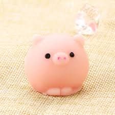 Cute Pig, Mochi, Healing, Pink, Kawaii