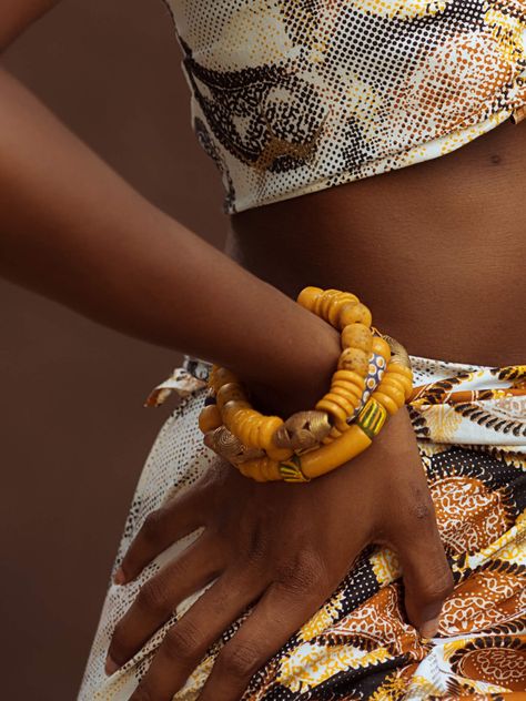 Krobo Bracelet - HUBBIQ Ghana Jewelry, Clothespin Diy Crafts, Clothespins Diy, African Inspired Jewelry, Krobo Beads, Black Royalty, Product Composition, Adinkra Symbols, Handcrafted Accessories