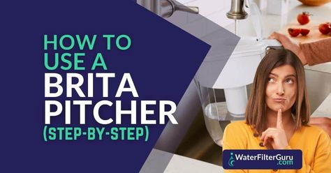 Brita pitchers are popular filter pitchers that remove a small group of harmful contaminants from tap water. In this how to use Brita pitcher guide, we'll be sharing the step-by-step process for using a Brita pitcher for the first time, and on a daily basis. We'll also be sharing how to replace a Brita filter. 📖 How to Use a Brita Pitcher For the First Time Unboxing your Brita filter and wondering what to do next? Brita Pitcher, Brita Filter, Water Filters, Tap Water, Water Pitchers, Running Water, Clean Hands, Small Group, Water Filter