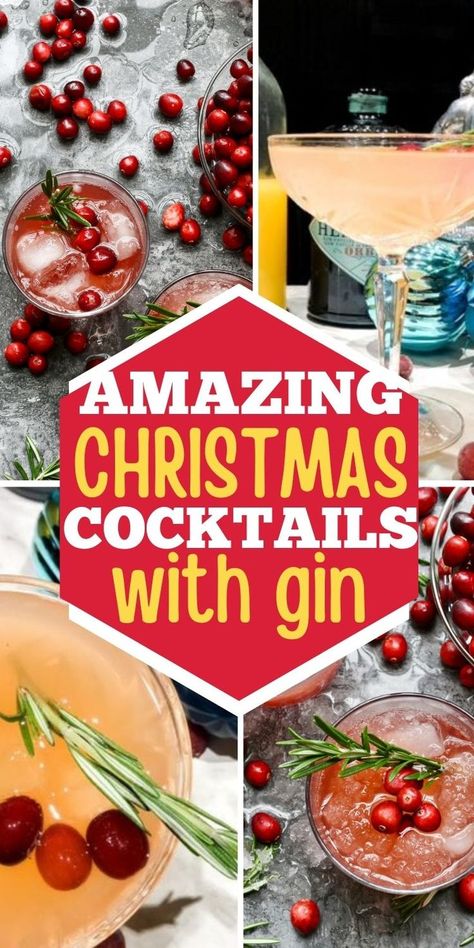 Christmas cocktails with gin Christmas Cocktail With Gin, Gin Cocktails Christmas, Holiday Gin Cocktails, Gin Cocktails Easy, Christmas Gin Cocktails, Cocktails With Gin, Cocktails For Christmas, Mulled Apple Juice, Fun Holiday Cocktails