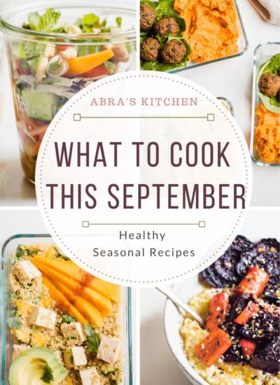 Abra's Kitchen Simple Weeknight Dinners, Roasted Beets And Carrots, Produce Recipes, Easy Lunch Ideas, Month Of September, Salad Meal Prep, Eat Seasonal, Prepped Lunches, Meal Prep Bowls