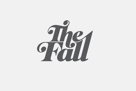 The Fall #Type #Typography #Typo #Calligraphy #Write #Writing #Letter #Lettering Plt Logo, Graphic Design Black And White, Inspiration Typographie, Best Typography, Typography Images, Typography Logos, Type Logo, Logo Typo, Font Lettering