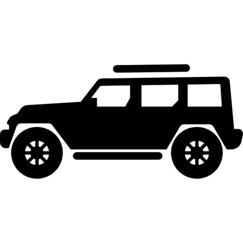 Free Icon | Jeep Jeep Silhouette, Truck Icon, Red Jeep, Classic Jeeps, Africa Animals, Safari Travel, Silhouette Clip Art, Car Cartoon, Free Icon