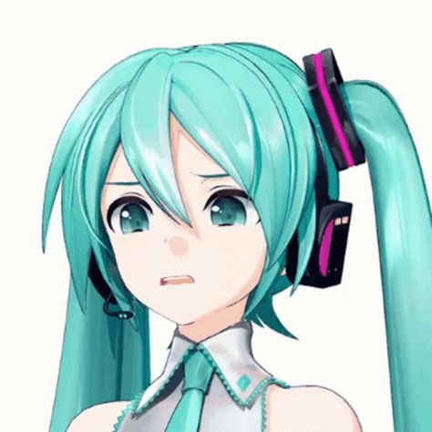 Disgusted Gif, Miku Hatsune Chibi, Miku Chan, Miku Hatsune Vocaloid, Anime Gifs, Anime Kawaii, الرسومات اللطيفة, Otaku Anime, Hatsune Miku