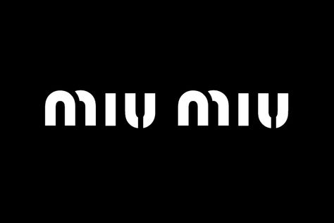 Italo Lupi - Miu Miu Logotype 1993  Designed for Miuccia Prada’s fashion brand. Here, Lupi shows his great talent by graphically emphasizing the allitteration through the repetition of a few identical elements. It has already become a world classic. And Lupi still minimize: “I designed it in five minutes.” Fashion Brand Logos, Umbrella Logo, Miu Miu Logo, Advertising Graphics, Fashion Logo Branding, Corporate Image, Campaign Logo, Starbucks Logo, Typography Layout