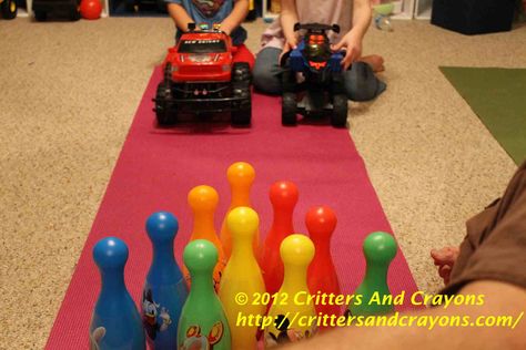 Monster Truck Party Games Activities, Truck Birthday Games, Monster Truck Games For Kids, Monster Jam Birthday Party, Blaze Birthday Party, Auto Party, Blaze Party, Monster Jam Birthday, Monster Jam Party