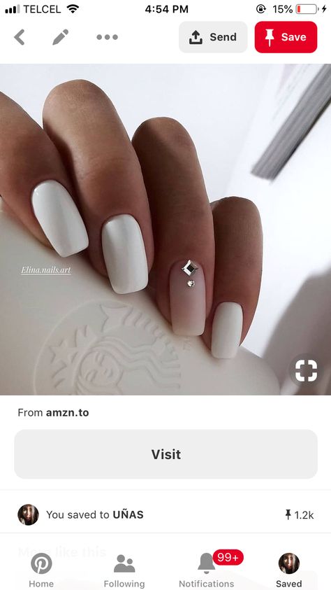 Nails Inspiration Matte, White Matte Nails, Art Tips And Tricks, Creative Nail Ideas, Matte White Nails, Matted Nails, 3d Nail Art Designs, Nail Art Tutorials, Art Challenges