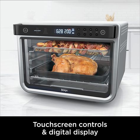 Ninja Foodi 10-in-1 Multifunction Oven [DT200UK] Mini Oven, Countertop Oven, Air Fry, Pizza, Silver/Black : Amazon.co.uk: Home & Kitchen Air Fry Oven, Countertop Convection Oven, Quick Family Meals, Convection Cooking, Oven Cooker, Countertop Oven, Mini Oven, Oven Canning, Air Fryer Healthy