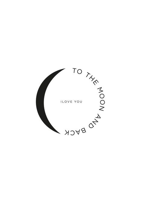 Love You To The Moon And Back, The Moon And Back Tattoo, Moon And Back Tattoo, To The Moon And Back Tattoo, Tattoos Infinity, Inspiration Tattoos, E Tattoo, 카드 디자인, Tattoos For Daughters