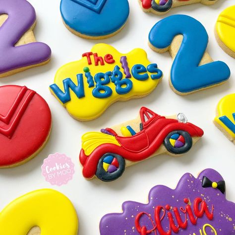 Wiggles Theme Party, The Wiggles Party Ideas, Wiggles Party Ideas, Wiggles First Birthday, Wiggles 2nd Birthday Party, The Wiggles Cake, Wiggles Themed Birthday Party, The Wiggles Birthday Party Ideas, Wiggles Birthday Party