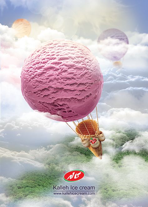 Kalleh Ice Creams ArtWorks on Behance Ice Cream Campaign Ideas, Ice Cream Artwork, Milk Day Creative Ads, Ice Cream Ads Creative, Ice Cream Creative Ads, Ice Cream Ads, Ice Cream Creative, Creative Marketing Campaign, Ice Cream Poster