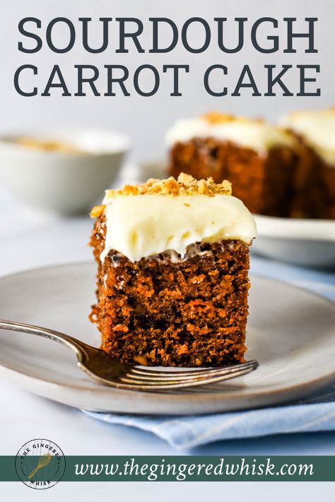 Sourdough Carrot Cake, Recipe Using Sourdough Starter, Homestead Blog, Carrot Cake With Cream Cheese, Dough Starter, Sourdough Starter Discard Recipe, Homemade Sourdough Bread, Sourdough Starter Recipe, Sourdough Discard