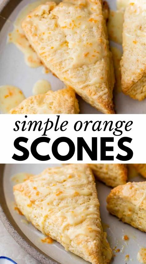 Easy Orange Scones Recipe, Recipes With Orange Juice Healthy, Scones Recipe Orange, Orange Juice Scones, Orange Zest Scones, Orange Bread Recipe Homemade, So Yummy Recipes Dessert, Orange Juice Muffin Recipe, What To Make With Orange Juice