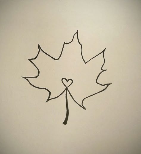 Maple Tree Drawing, Maple Tattoo, Maple Leaf Tattoos, Fall Leaves Tattoo, Canadian Tattoo, Tree Drawing Simple, Canada Tattoo, Autumn Tattoo, Tattoo Tiny