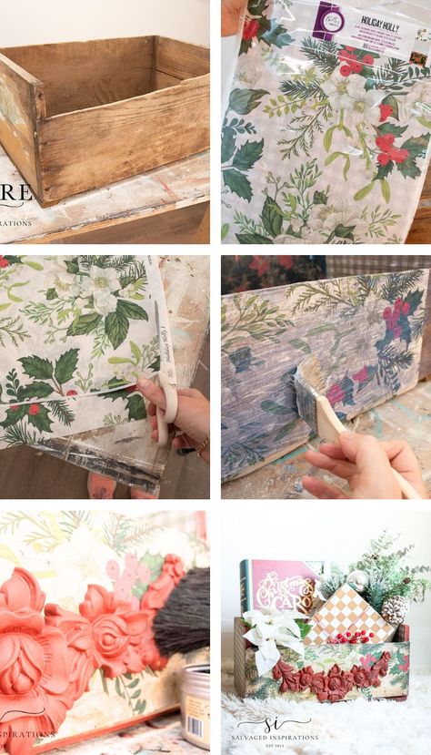 How To Decoupage Wood