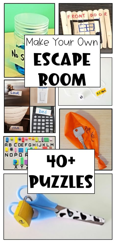 Diy Escape Room Ideas, Diy Escape Room Puzzles, Escape Room Ideas, Escape Room At Home, Escape Room Diy, Virtual Team Building, Diy Escape Room, Puzzle Ideas, Escape Room For Kids