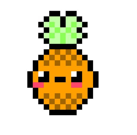 Pineapple Kawaii Pineapple, Art Patterns, Pixel Art Pattern, Pattern Art, Pixel Art, Pineapple, Mario Characters, Pattern, Fictional Characters