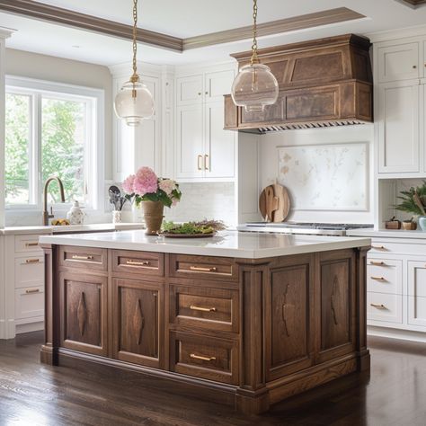 8 Insanely Beautiful Stained Wood Kitchen Cabinet Ideas Painted Wood Kitchen Cabinets, Grey Stained Kitchen Cabinets, Kitchen Cabinet Stain, Wood Kitchen Cabinet Ideas, Stained Wood Kitchen Cabinets, Stained Wood Kitchen, Modern Farmhouse Style Kitchen, Cabinet Stain, Wood Kitchen Cabinet