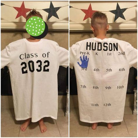 Handprint Shirt, Vpk Graduation, Graduate High School, First Day Of Preschool, Preschool Shirts, Pre K Graduation, First Day Of School Shirt, Newnan Ga, Preschool Graduation