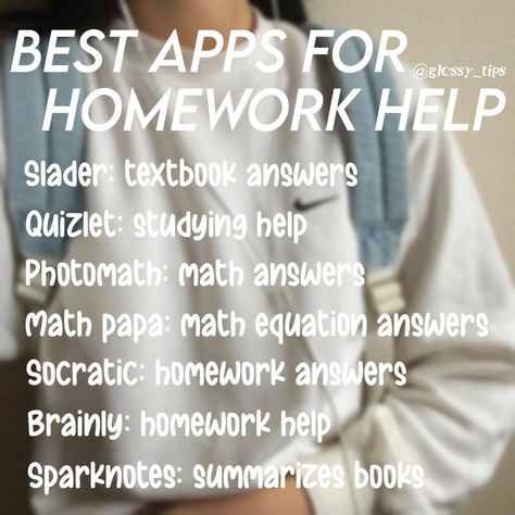 School Apps Highschool Freshman, Free Math Apps For High School, High School Homework Organization, What To Wear To High School, School Apps Middle, How To Survive High School Freshman Year, Homework Tips High School, Must Have Apps For School, First Day Of School Advice