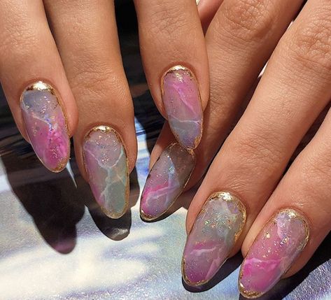 Quartz Nail, Easter Nails, Beautiful Nail Designs, Marble Nails, Minimalist Nails, Dream Nails, Chic Nails, Manicure E Pedicure, Nails Designs