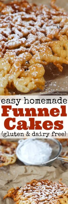 Dairy Free Funnel Cake Recipe, Gluten Free Funnel Cake Recipe, Gluten Free Funnel Cake, Irish Desserts, Easy Homemade Desserts, Healthy Fruit Desserts, Funnel Cake Recipe, Weight Watcher Desserts, Duncan Hines