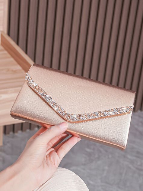 Floral Prints Fashion, Peinados Fáciles Para Cabello Corto, Women's Jewelry Sets, Cool Gifts For Women, Evening Clutch, Elegant Dresses Long, Champagne Color, Evening Clutch Bag, Party Girls