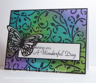 Reverse Stenciling, Stenciled Cards, Blended Backgrounds, Stencil Cards, Tombow Markers, 14th Anniversary, Memory Box Dies, Prima Flowers, Ink Blending