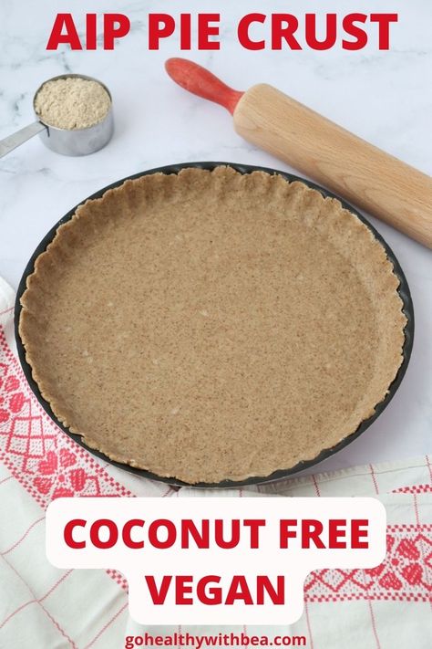 Aip Pie, Paleo Fall Recipes, Make Pie Crust, Aip Baking, Tigernut Flour, Pies And Tarts, Clean Desserts, Aip Desserts, Quick Lunch Recipes