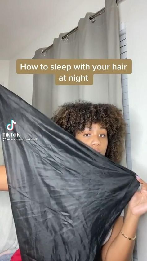 Overnight Protective Hairstyles Natural Hair, Natural Hair Sleep Styles, Sleep Styles For Curly Hair, Overnight Curl Protection, How To Put Up Curly Hair At Night, Curly Protective Styles For Bed, Protective Hairstyles For Night, Sleeping Hairstyles For Curly Hair, Protective Hairstyles Mixed Hair