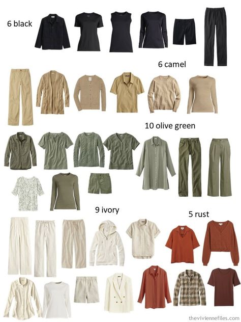 September 2024 “Six Paintings, Twelve Months” – Part 1 - The Vivienne Files Monthly Capsule Wardrobe, Olive Green Capsule Wardrobe, Autumn Capsule Wardrobe 2024, Green Capsule Wardrobe, Realistic Fashion, September Outfits, Project 333, The Vivienne Files, Vivienne Files