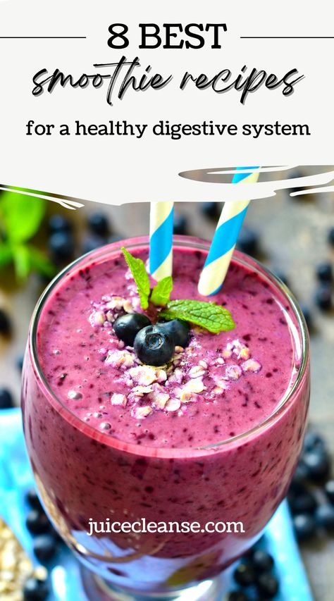 are smoothies good for your digestive system | best smoothies to improve digestion | smoothies for better digestion | What kind of smoothies are good for digestion | smoothies to cleanse digestive system Digestion Smoothie, Healing Smoothie, Smoothie Recipies, Healthy Gut Recipes, Health Smoothie Recipes, High Protein Smoothies, Homemade Smoothies, Best Smoothie, Gut Health Recipes