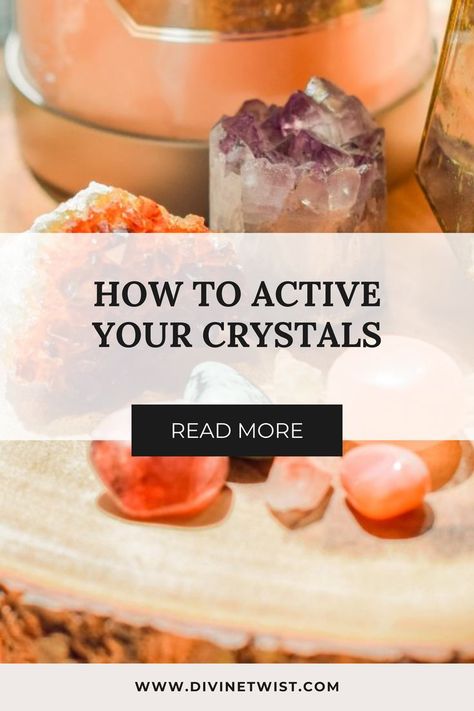 Unlock the hidden energies within your crystals with our guide on how to activate crystals at Divine Twist.Explore techniques to awaken their full potential, amplify their properties, and connect with their unique vibrations. Elevate your crystal journey with Divine Twist's expert insights. #ActivateCrystals #CrystalEnergy #CrystalHealing Activate Crystals, Crystal Magick, Bedtime Yoga, Crystal Properties, Removing Negative Energy, Spiritual Crystals, Types Of Crystals, Crystals Healing, Cosmic Energy