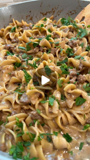 💜 Tara “T” Ippolito on Instagram: "Comment “link” & I’ll send you the full recipe for this Ground Beef Stroganoff directly. You can also Google Al Dente Diva Ground Beef Stroganoff & the recipe will pop right up.  . https://aldentediva.com/2024/06/16/ground-beef-stroganoff/ . . #stroganoff #beefstroganoff #eggnoodles #easyrecipes #dinnerideas #easyrecipes" Beef Stroganoff Instapot, Ground Beef Stroganoff, Beef Stroganoff, Egg Noodles, Delicious Meals, Comfort Foods, Potato Recipes, The Recipe, Ground Beef