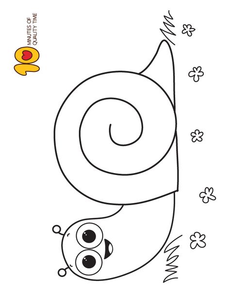 Snail Coloring Page Snail Outline Drawing, Snail Template Free Printable, Snail Printable, Snail Coloring Pages, Snail Crafts, Snail Coloring, Octopus Coloring Page, Craft Spring, Snail Craft