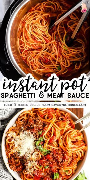 Quick And Easy Instant Pot Spaghetti, Spaghetti In The Instant Pot, Best Instant Pot Spaghetti, Spaghetti Sauce In Instant Pot, Instant Pot Spaghetti Recipes, Instapot Spaghetti Meat Sauce, Instapot Spaghetti With Meat Sauce, Insta Pot Spaghetti Sauce With Meat, Instant Pot Spaghetti Ground Beef