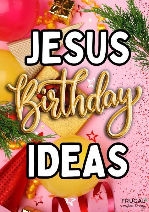 Looking for fun and meaningful ways to celebrate the birth of Jesus with kids this Christmas season? These Happy Birthday Jesus activities are perfect for parents, Sunday school teachers, and Christian educators who want to incorporate faith-based crafts and lessons into their holiday traditions. #FrugalCouponLiving Happy Birthday Jesus Crafts Preschool, Happy Birthday Jesus Decorations, Happy Birthday Jesus Party Games, Jesus Birthday Party Ideas For Kids, Birth Of Jesus Activities For Kids, Birthday Party For Jesus Ideas, Happy Birthday Jesus Party Ideas, Happy Birthday Jesus Crafts, Jesus Birthday Party Ideas